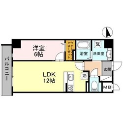 谷町九丁目駅 徒歩2分 4階の物件間取画像